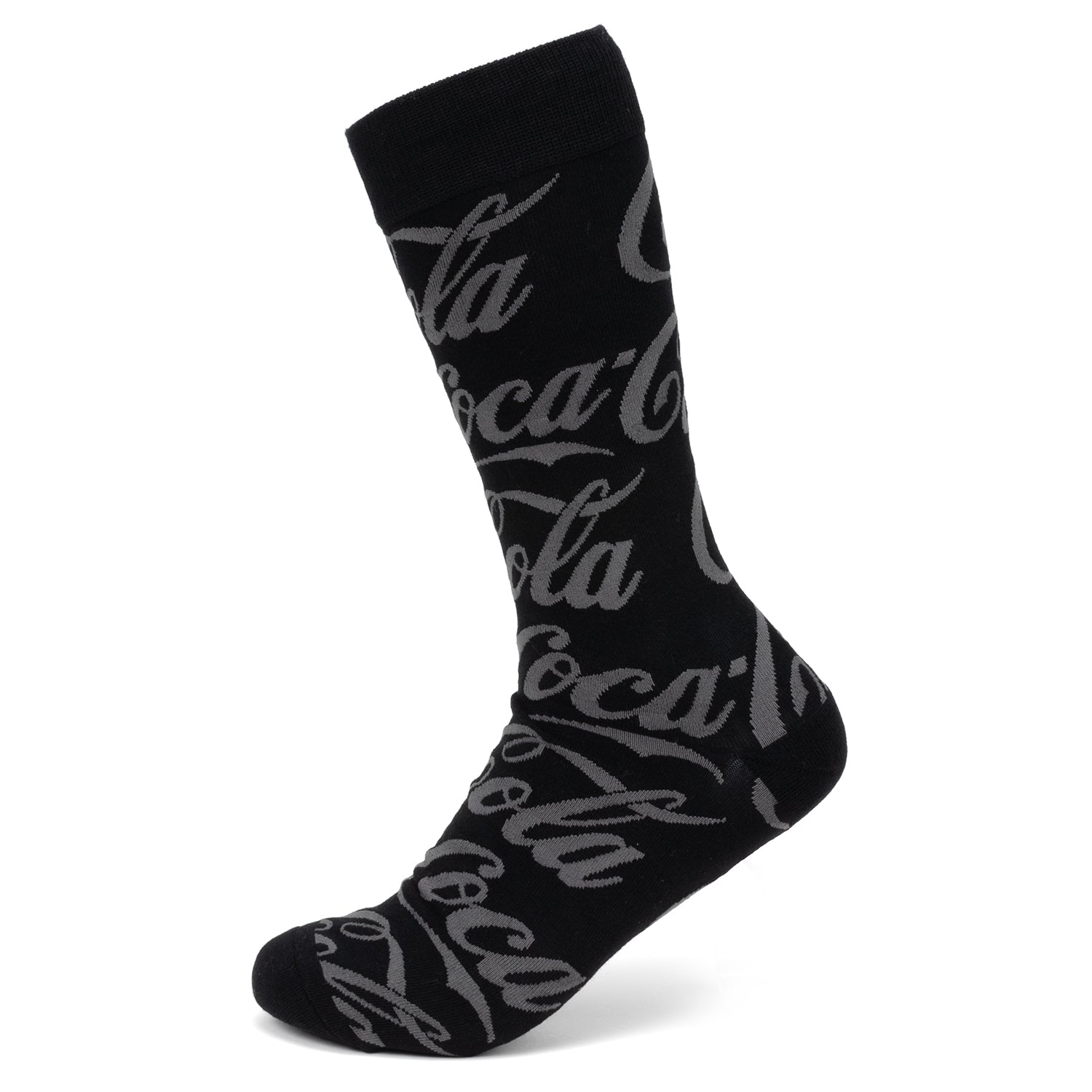 Coca-Cola Black Logo Dress Socks by Cufflinks.com