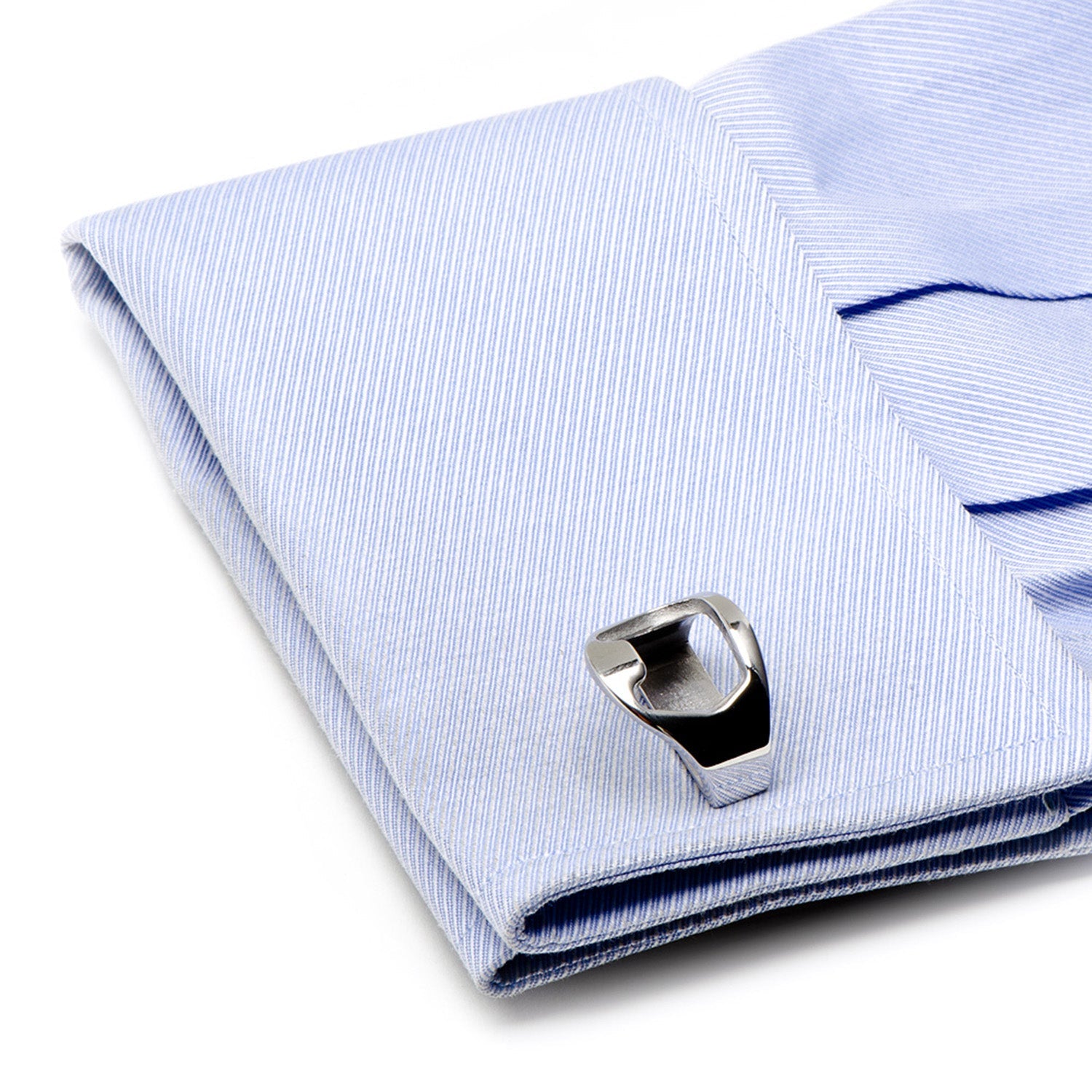 Stainless Steel Bottle Opener Cufflinks by Cufflinks.com