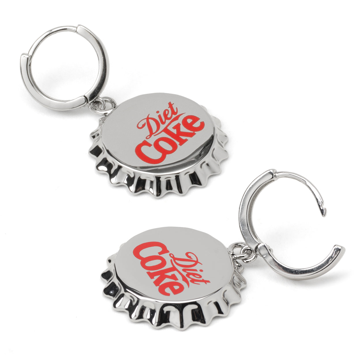 Diet Coke® Bottle Cap Earrings DestGlow