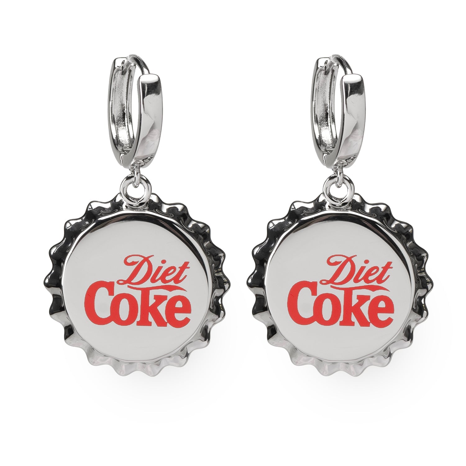 Diet Coke® Bottle Cap Earrings DestGlow