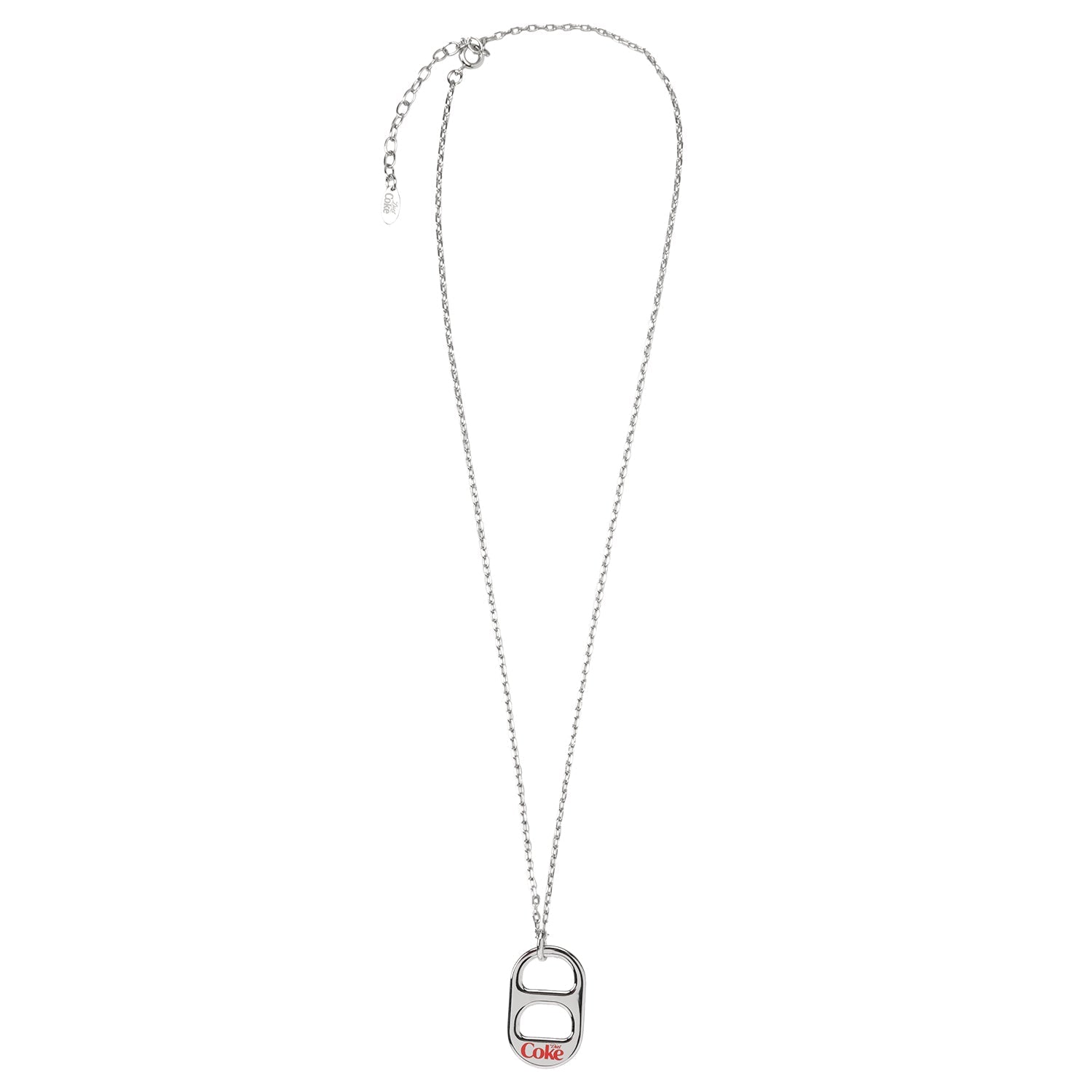 Diet Coke Tab Silver Necklace by Cufflinks.com