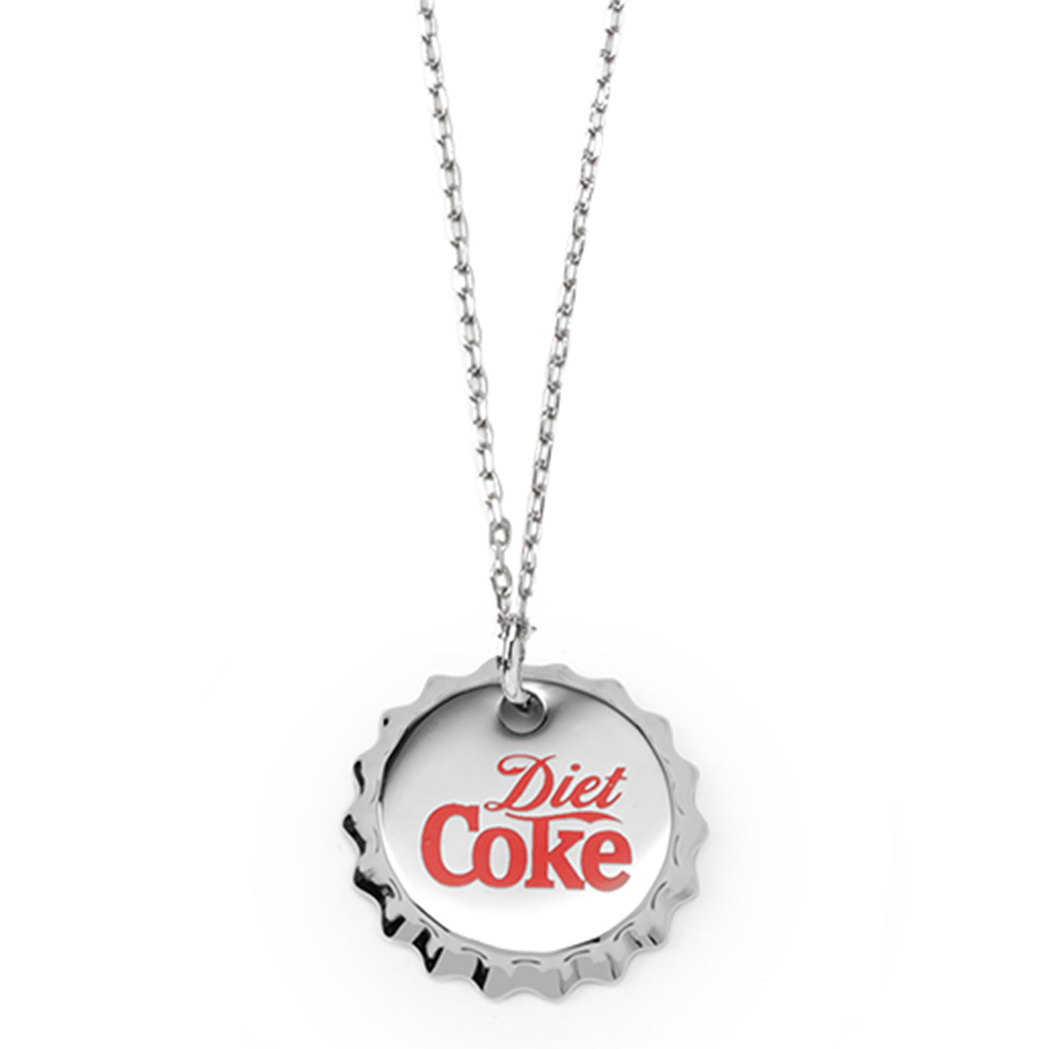 Diet Coke® Bottle Cap Red Necklace