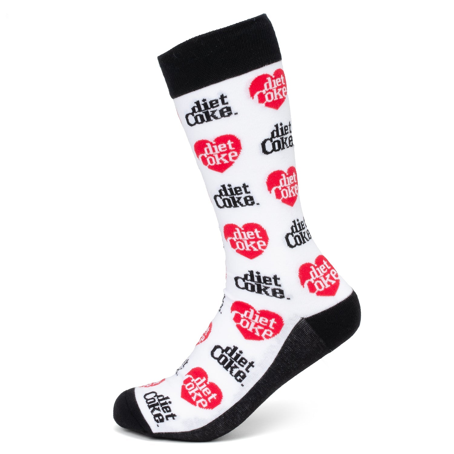 Diet Coke White Dress Socks by Cufflinks.com