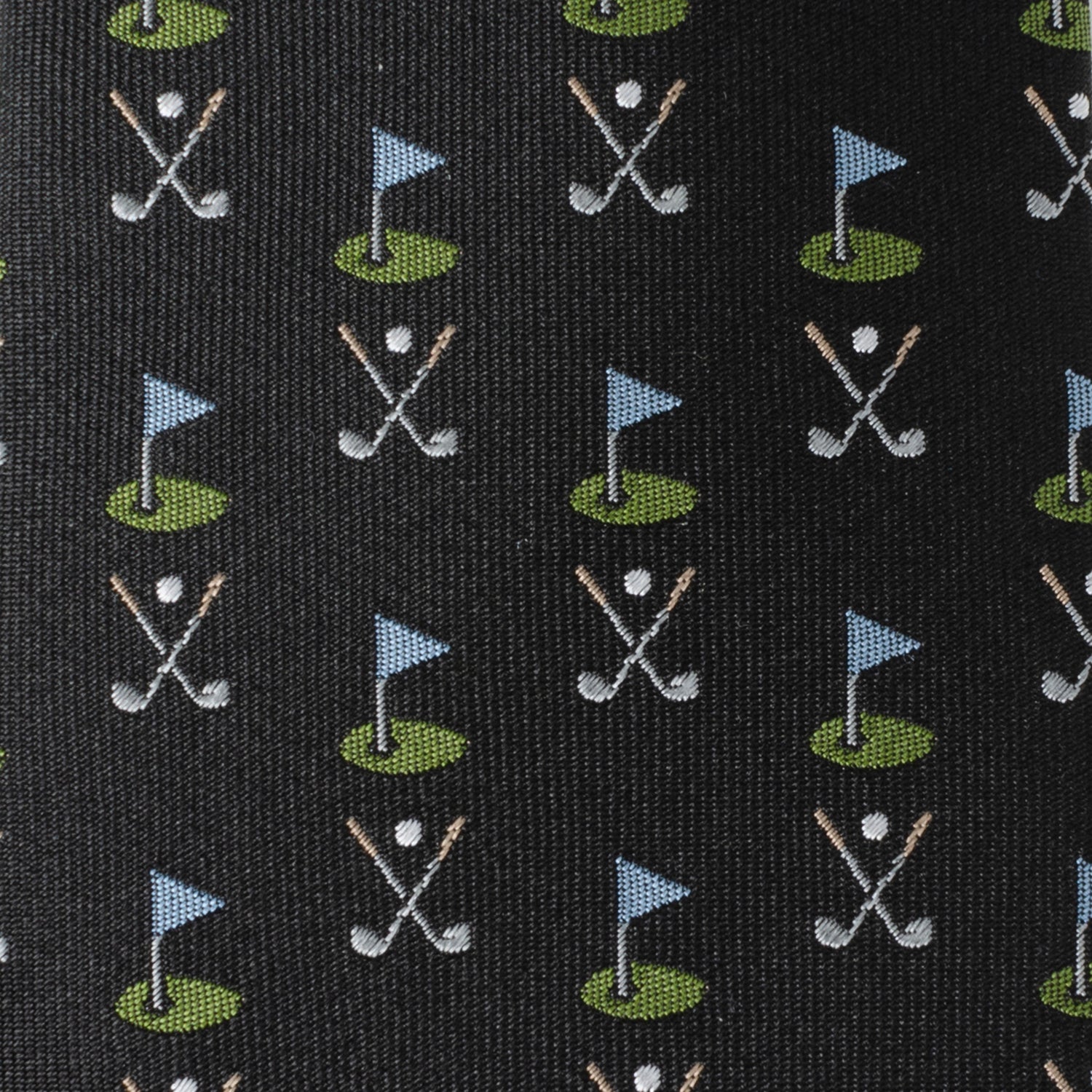 Golf Course Black Silk Men&