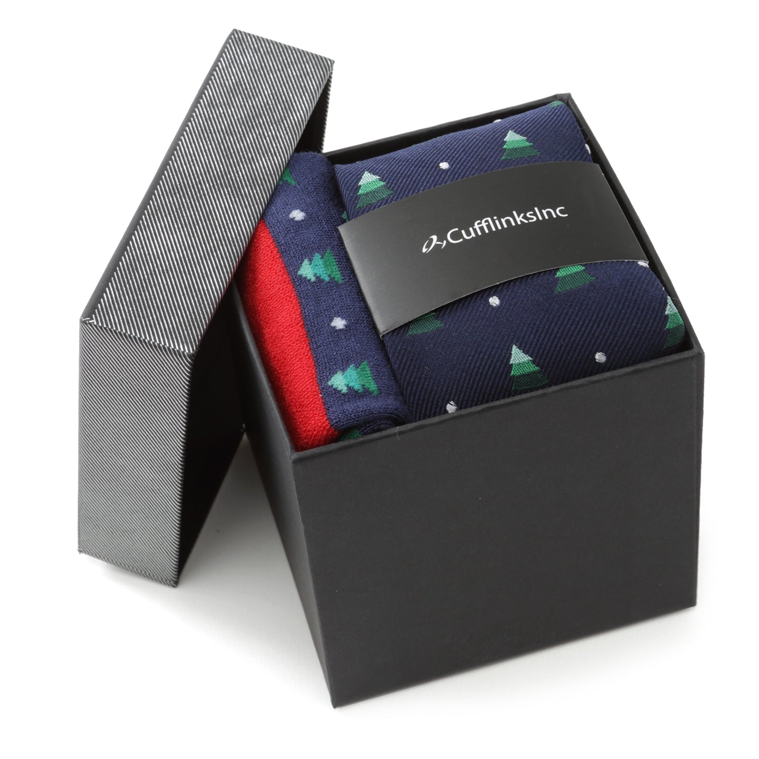 Holiday Tree Tie and Sock Gift Set by Cufflinks.com
