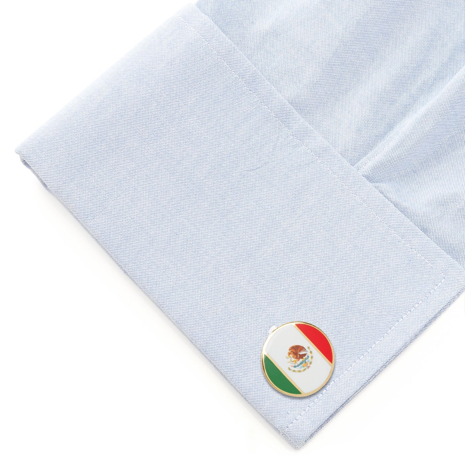 Mexico Flag Cufflinks by Cufflinks.com