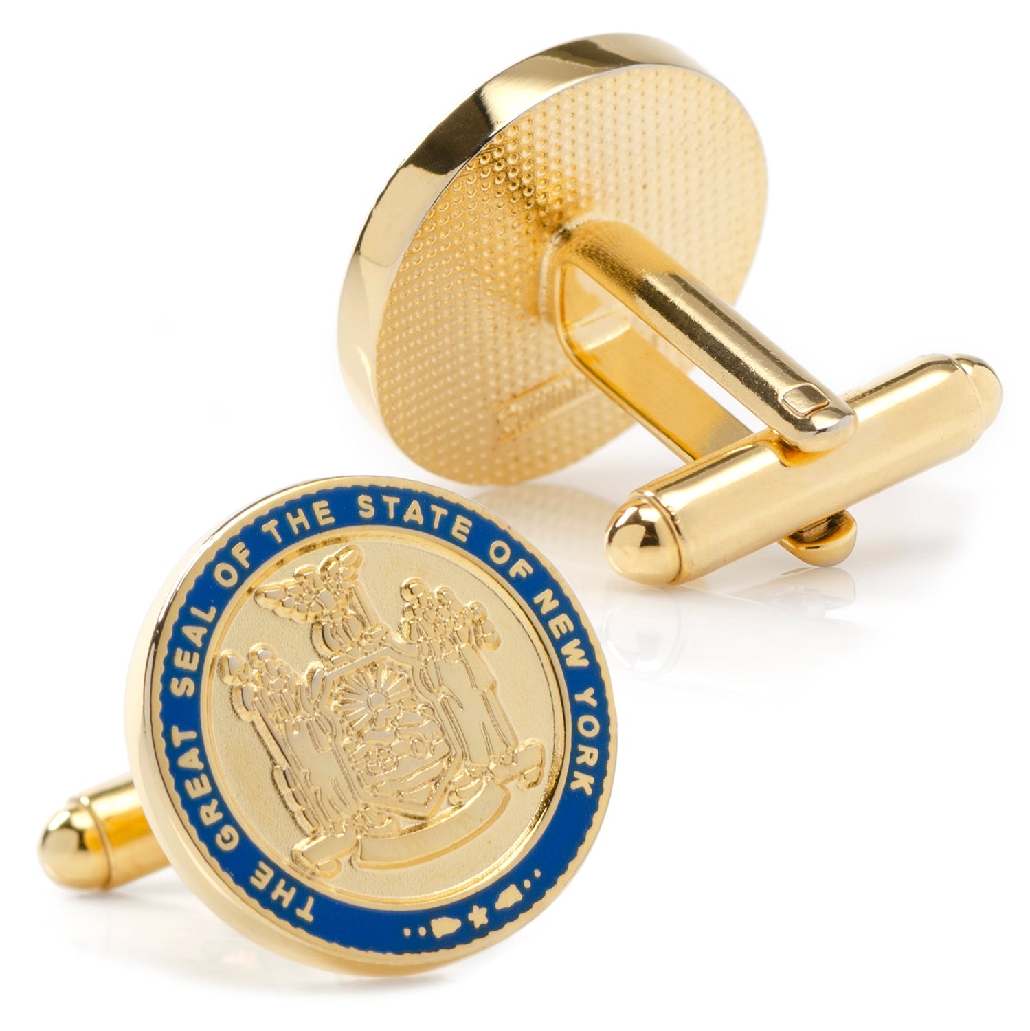 New York State Seal Cufflinks by Cufflinks.com