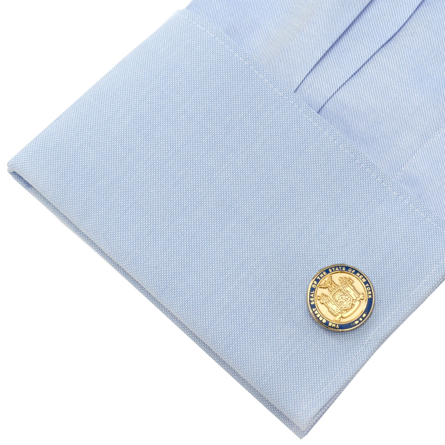 New York State Seal Cufflinks by Cufflinks.com