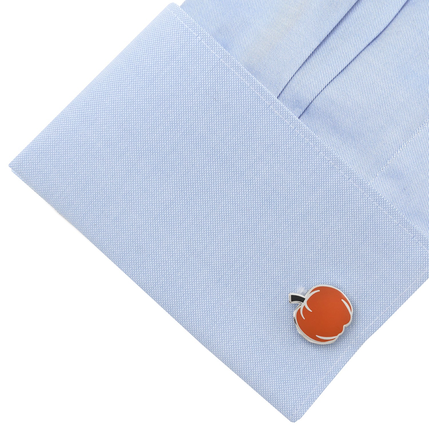 Pumpkin Enamel Cufflinks by Cufflinks.com