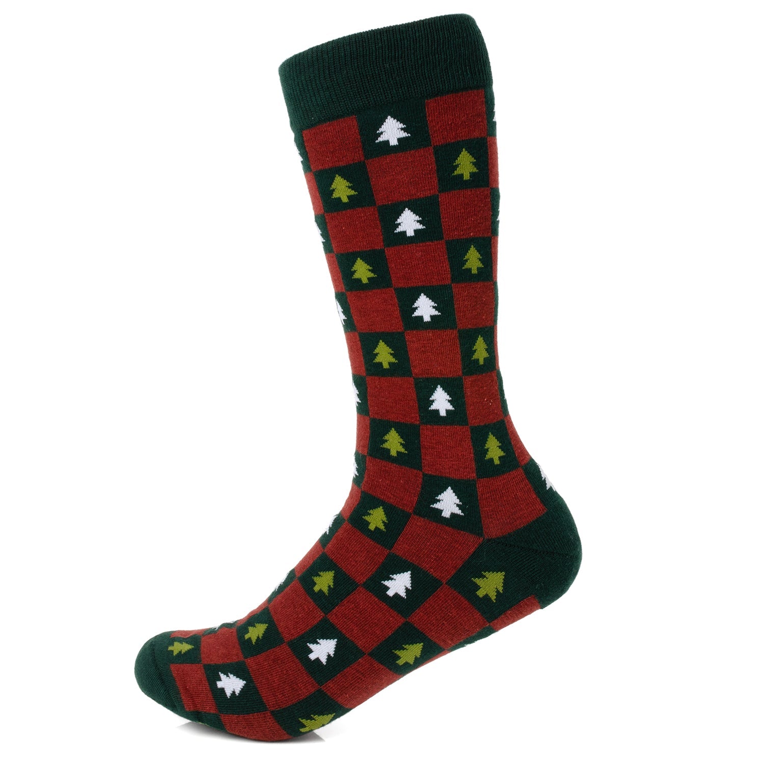 Christmas Tree Red Green Checkered Men&