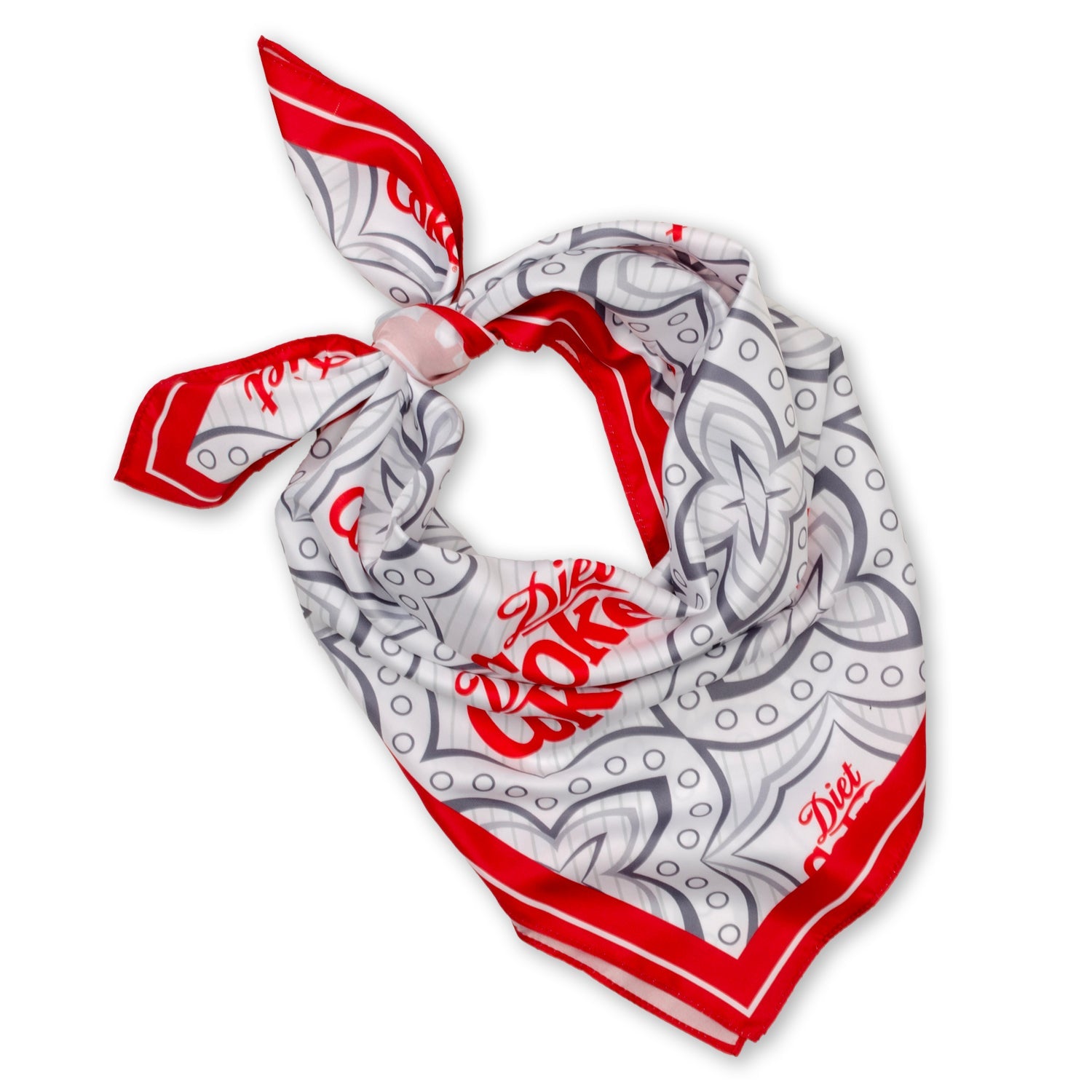 Diet Coke® Satin Grey Scarf
