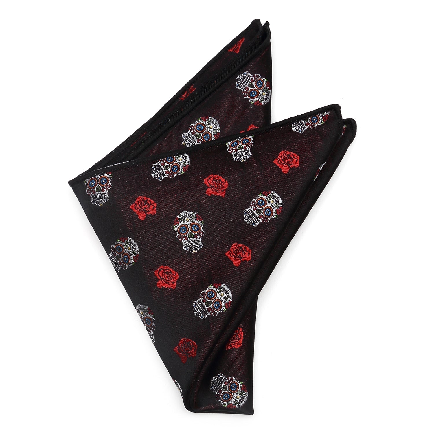 Sugar Skull Pocket Square by Cufflinks.com