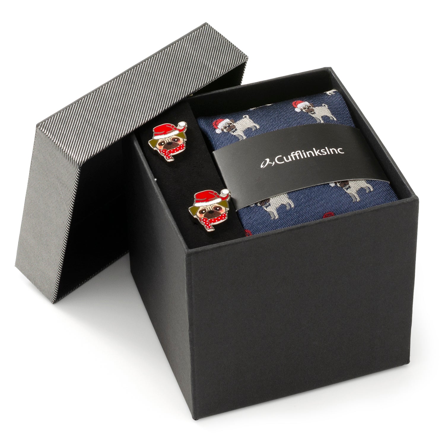Santa Pug Gift Set by Cufflinks.com