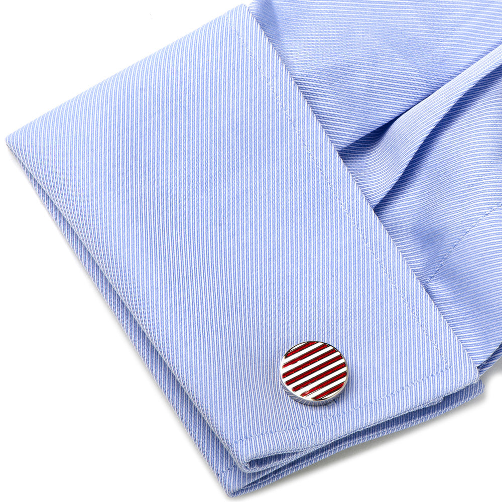 Stars and Stripes American Flag Cufflinks by Cufflinks.com