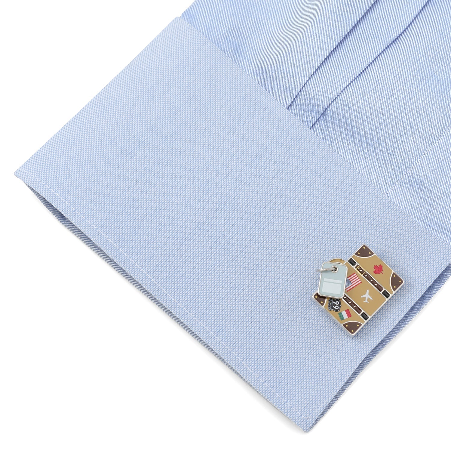 Traveler Suitcase Cufflinks by Cufflinks.com