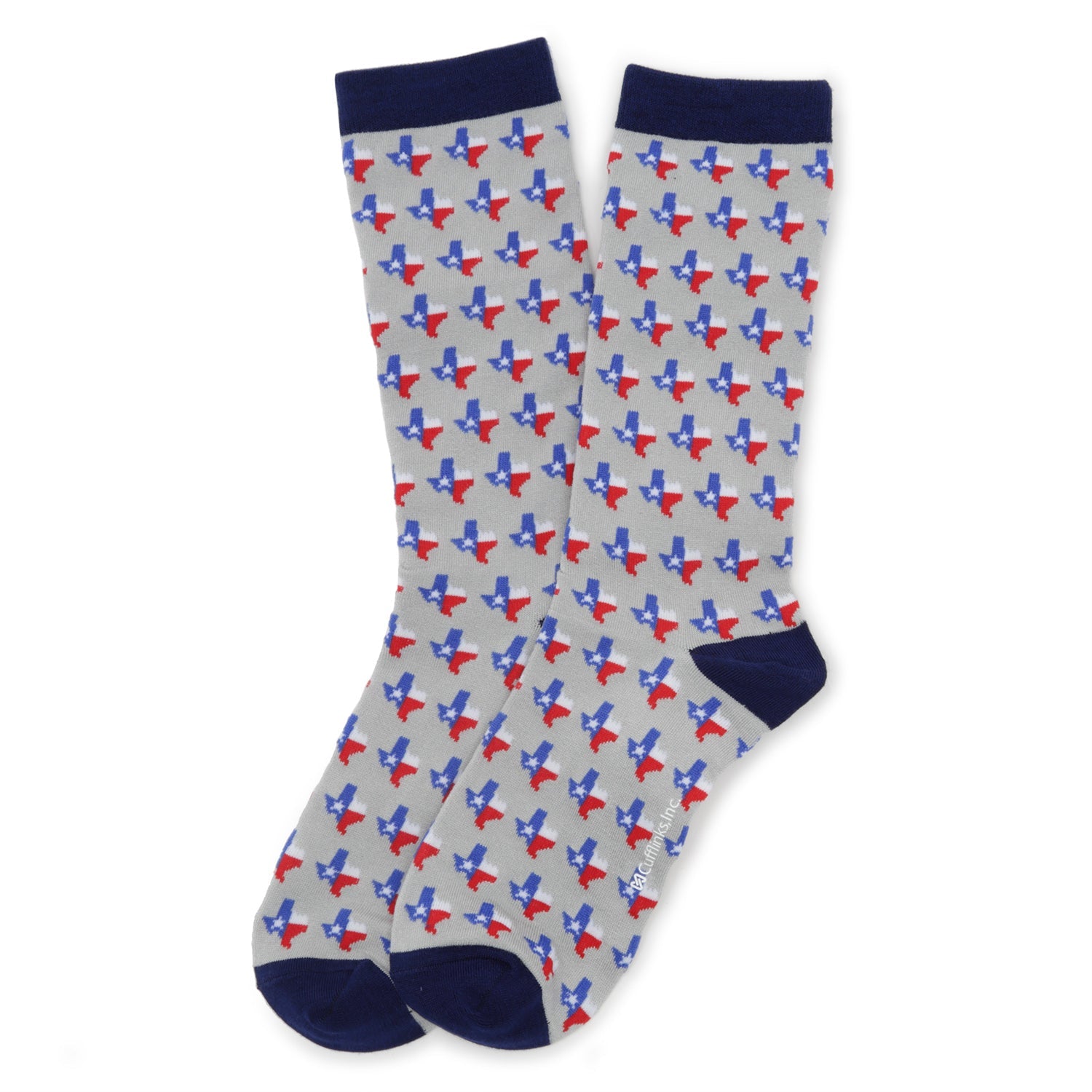Texas State Gray Sock by Cufflinks.com