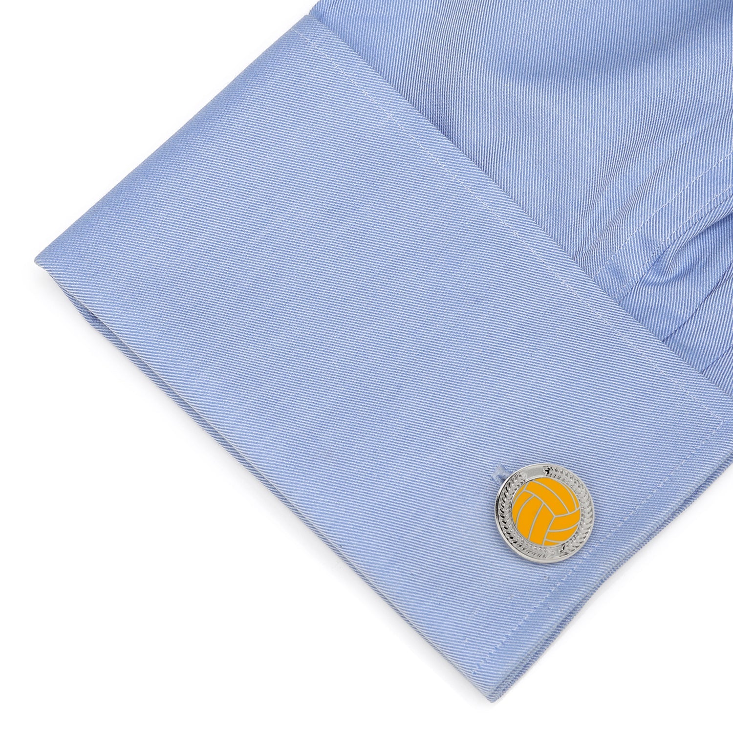 Water Polo Embossed Cufflinks by Cufflinks.com