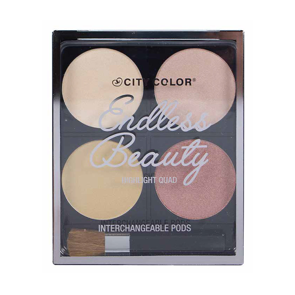CITY COLOR Endless Beauty Highlight Quads - DestGlow