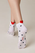 Cotton Ankle Socks Conte Active - Polka Dots 222