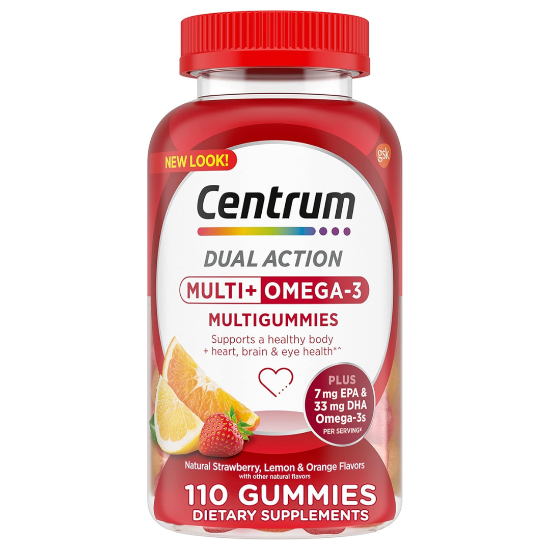 Centrum Multi + Omega‑3 Multivitamin & Fish Oil Gummies (110 count) by Farmacias Savia