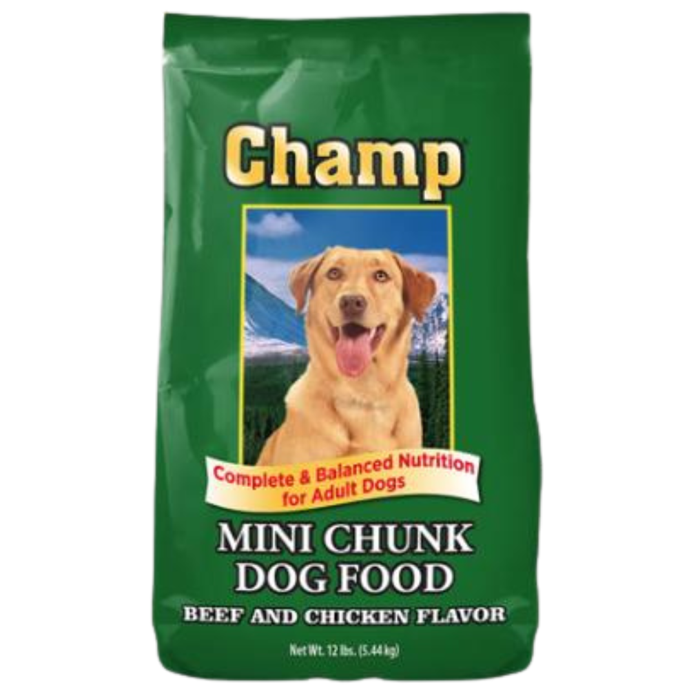 Champ Mini Chunk Beef & Chicken Flavor Dog Food (12 lb) DestGlow