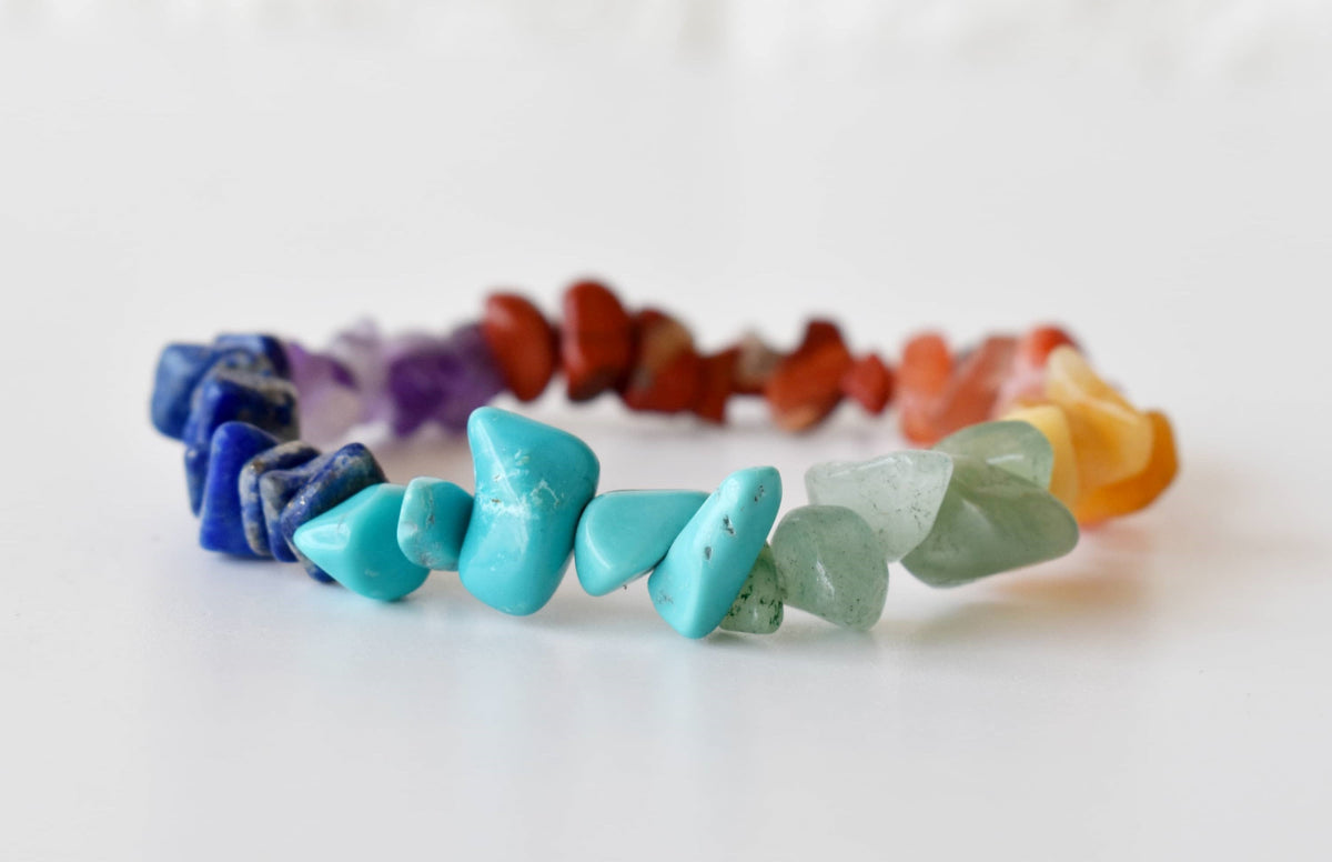 7 Chakra Chip Bracelet DestGlow