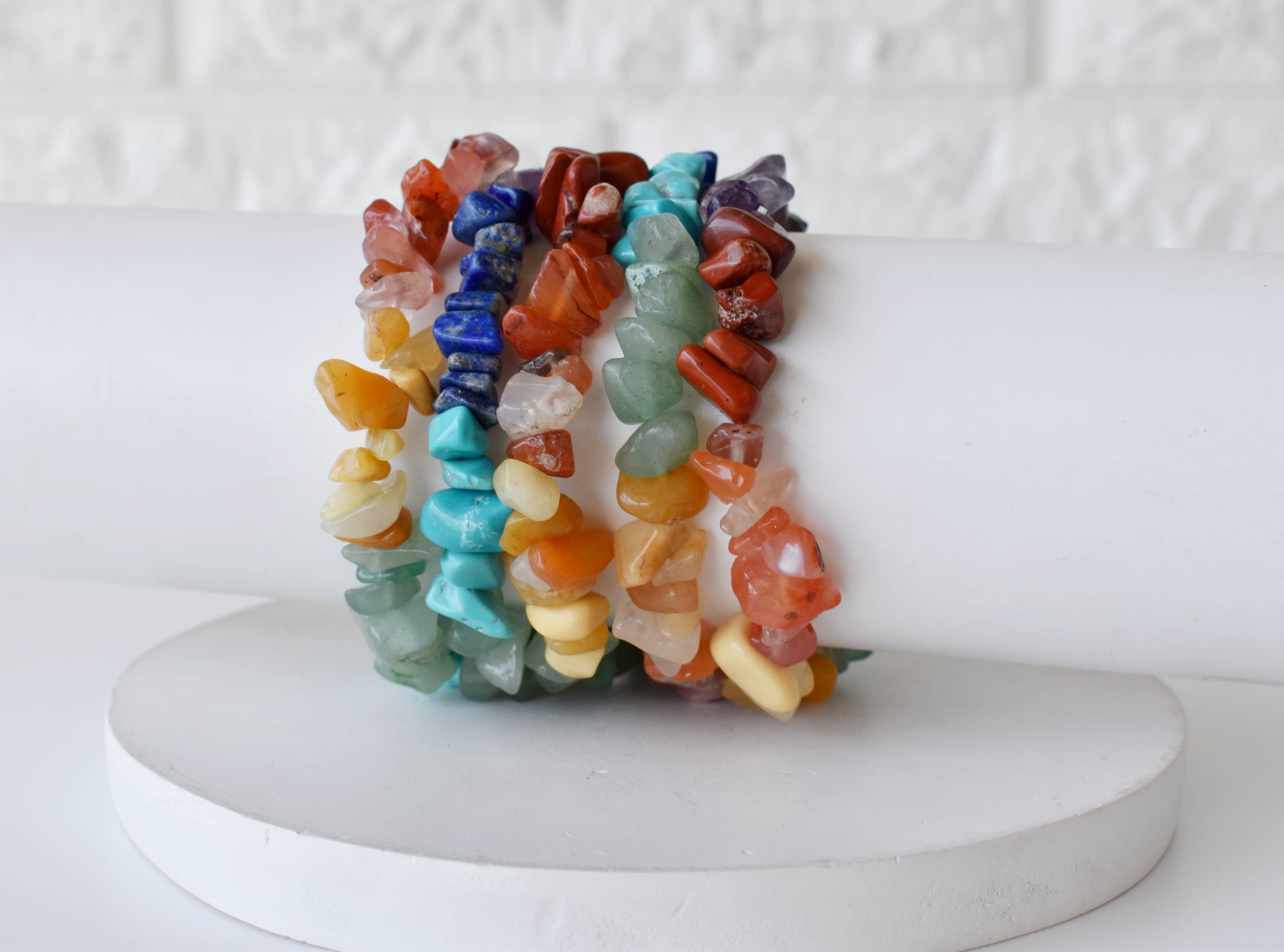 7 Chakra Chip Bracelet DestGlow
