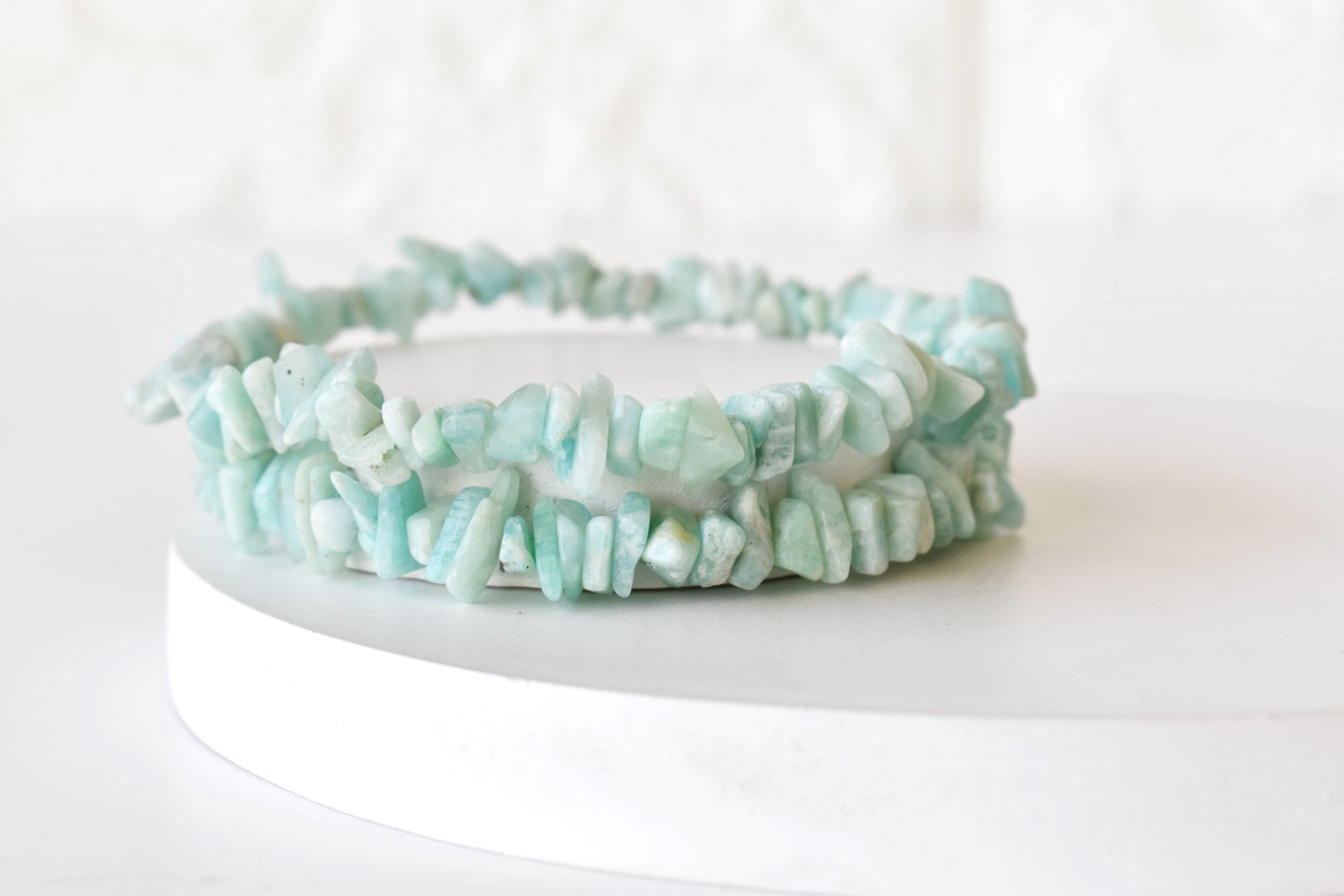 Amazonite Chip Bracelet(Communication and Adventures) DestGlow