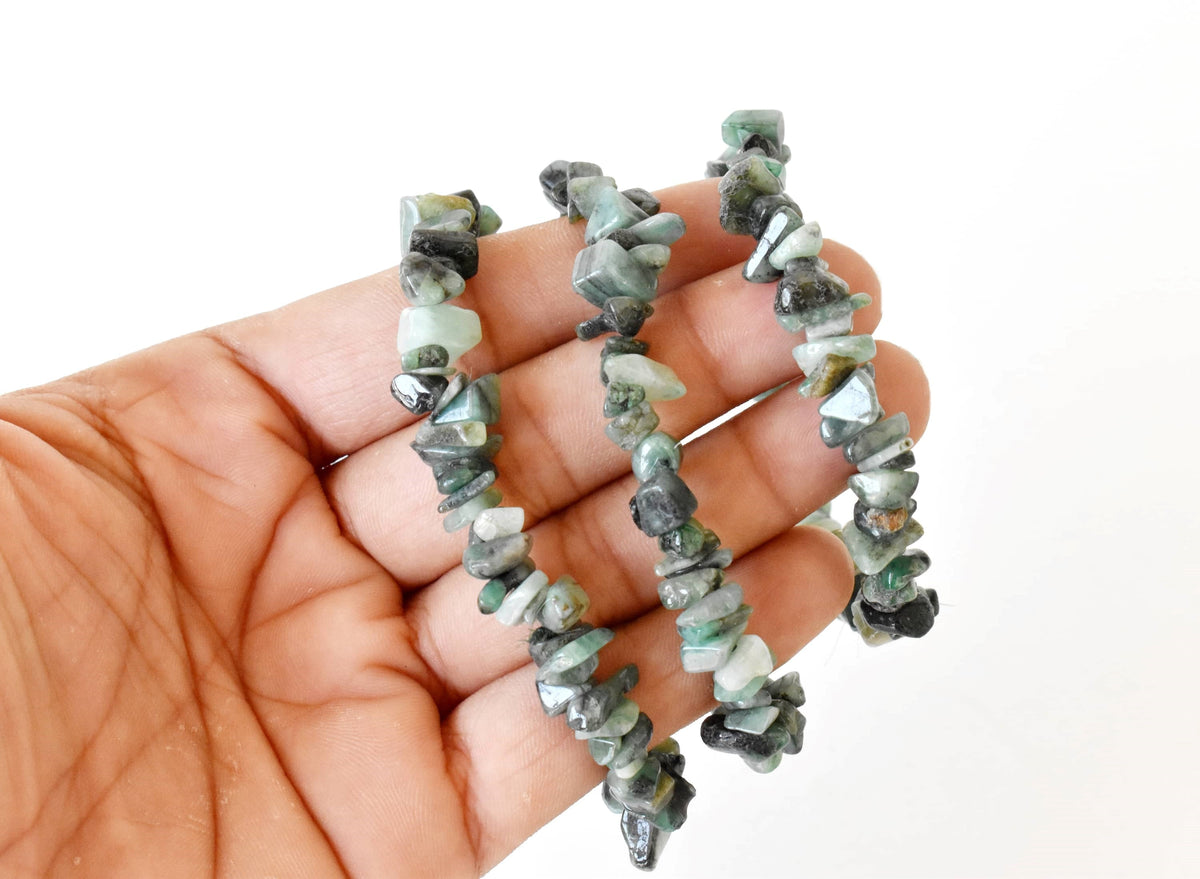 Emerald Chip Bracelet (Power Strength) DestGlow