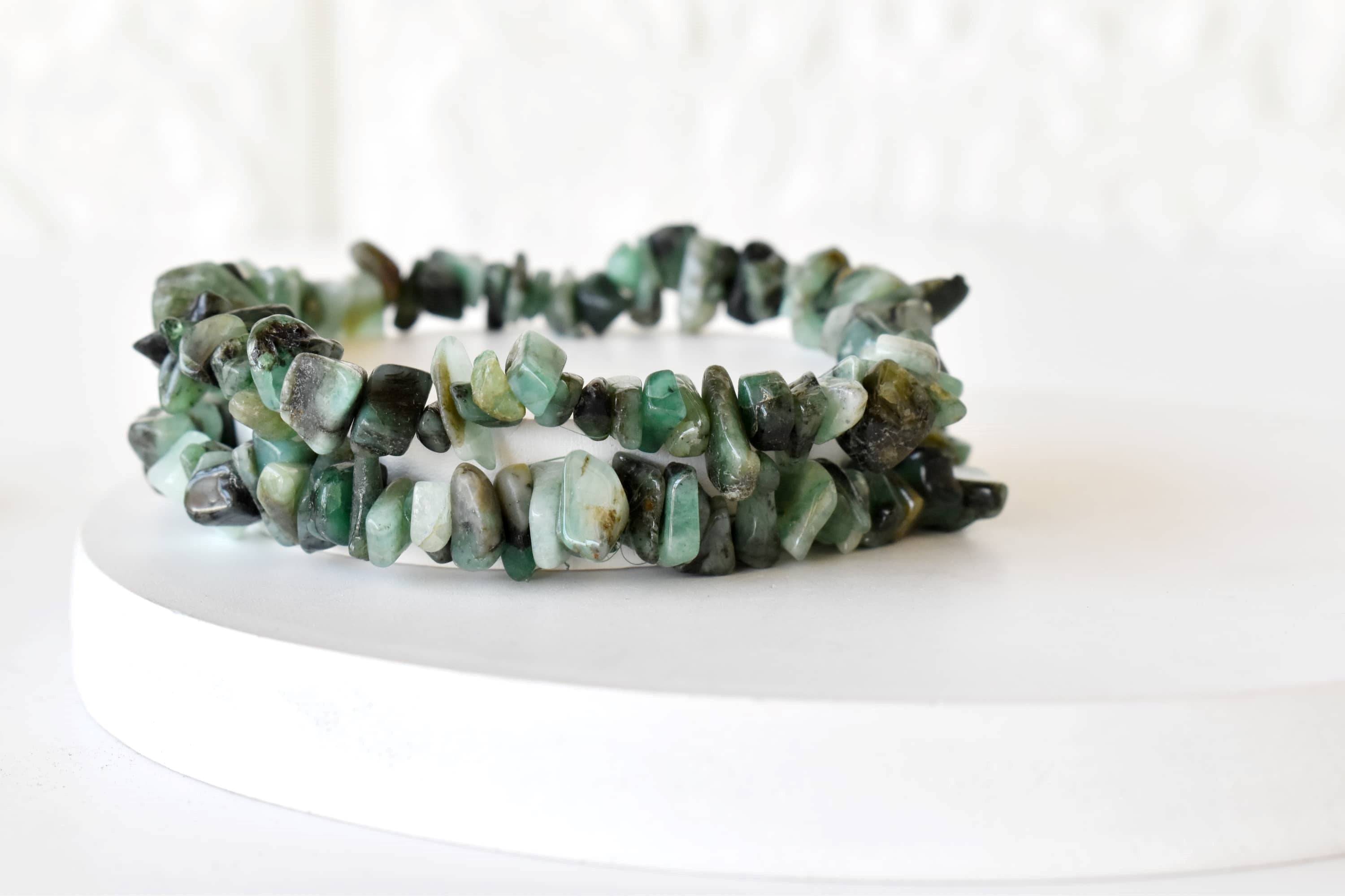 Emerald Chip Bracelet (Power Strength) DestGlow