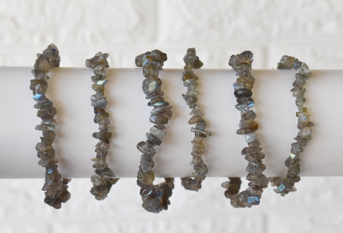 Labradorite Chip Bracelet (Expanded Awareness and Transformation ) DestGlow