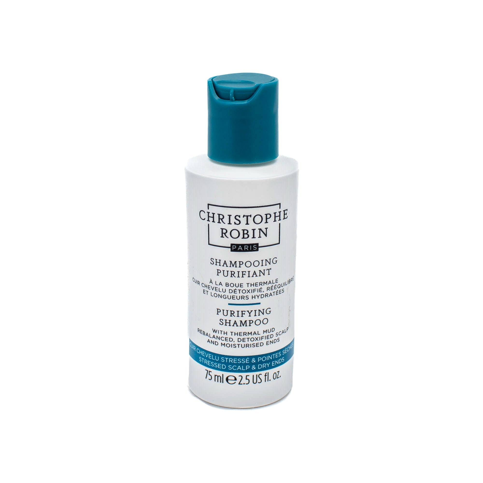 CHRISTOPHE ROBIN Purifying Shampoo with Thermal Mud 2.5oz - New by This is Beauty US