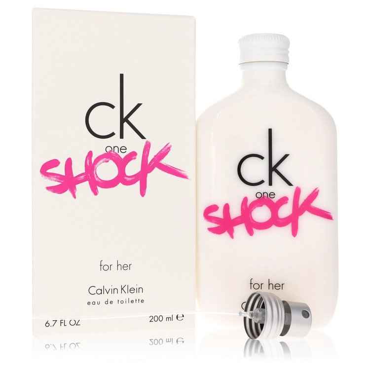 CK One Shock by Calvin Klein Eau De Toilette Spray 6.7 oz for Women