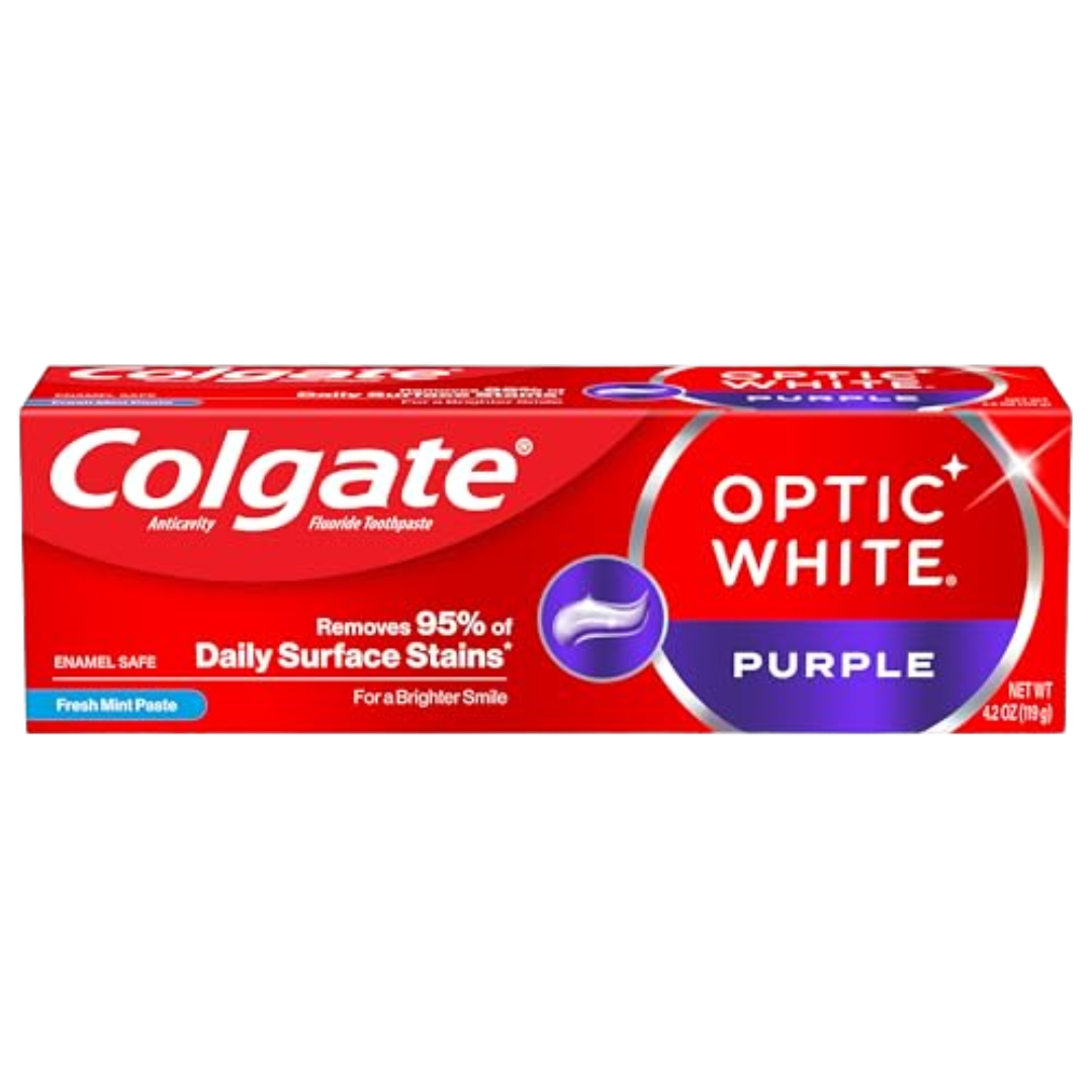 Colgate Optic White Purple Toothpaste (3.8 oz) DestGlow