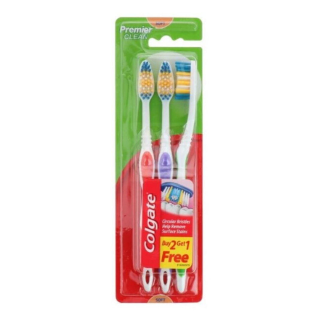 Colgate SlimSoft Toothbrush Pack (3 count) DestGlow