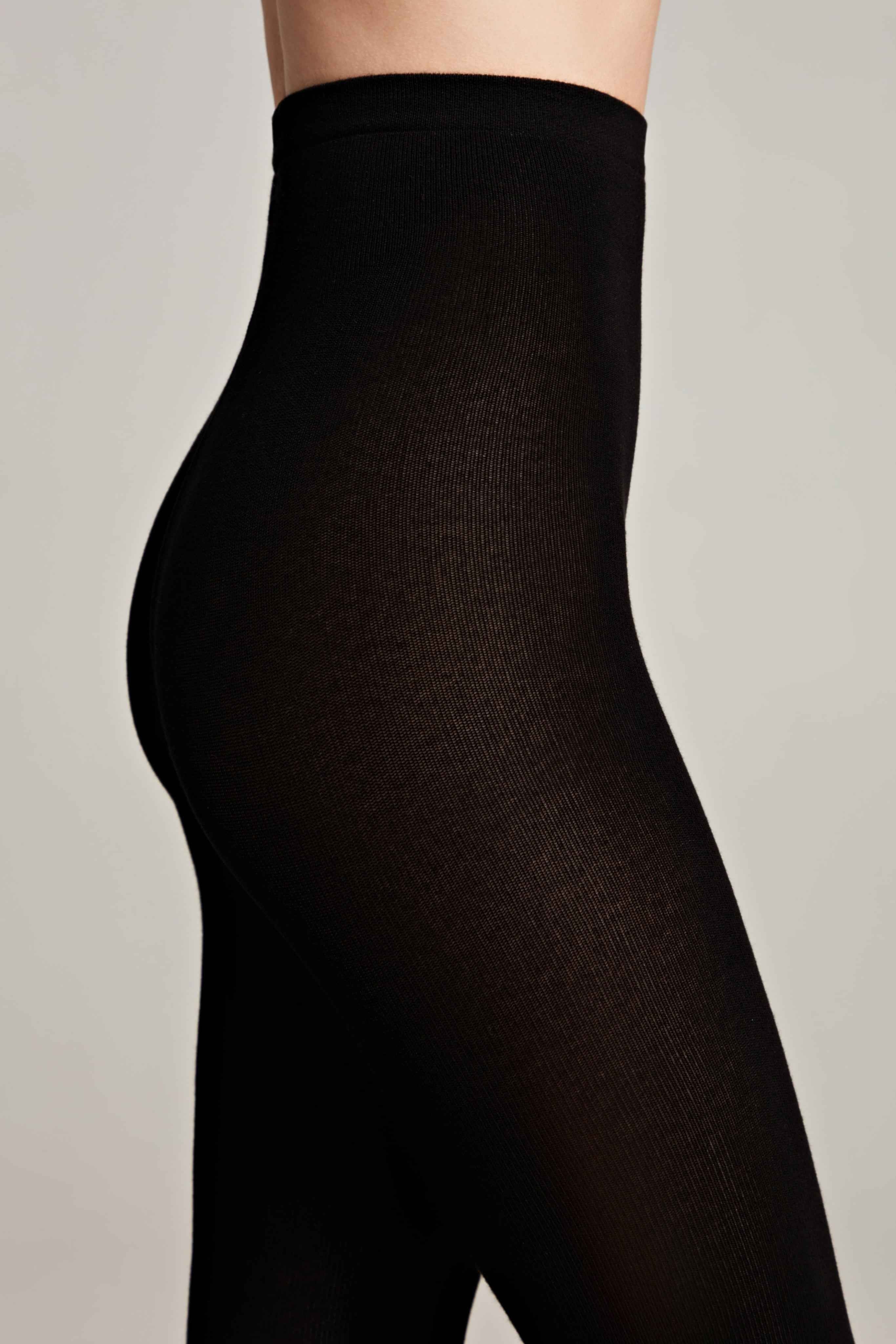 Tights Conte Cotton 400 Den - Warm Opaque