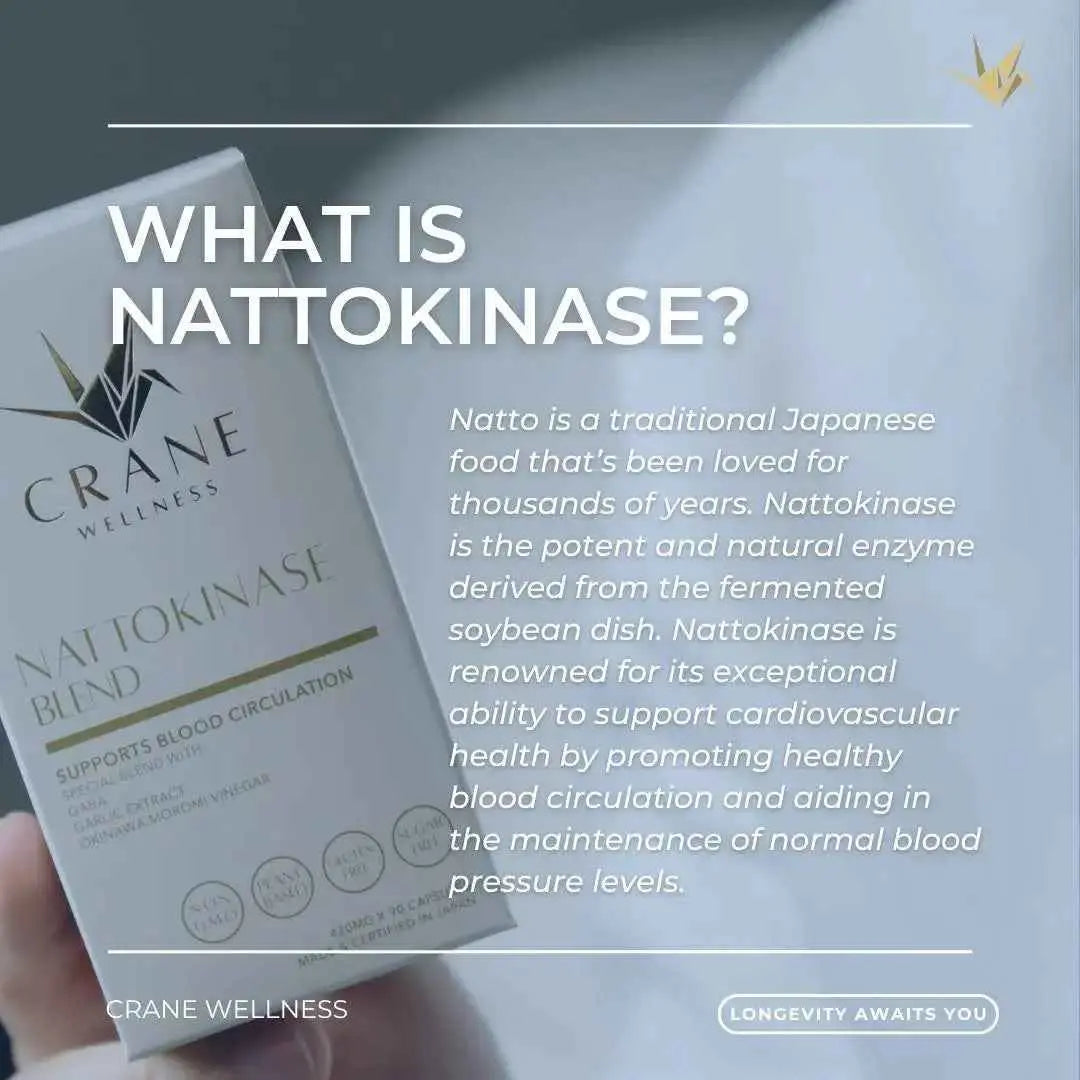 Nattokinase Blend 6,000 FU Cardiovascular Support Capsules DestGlow
