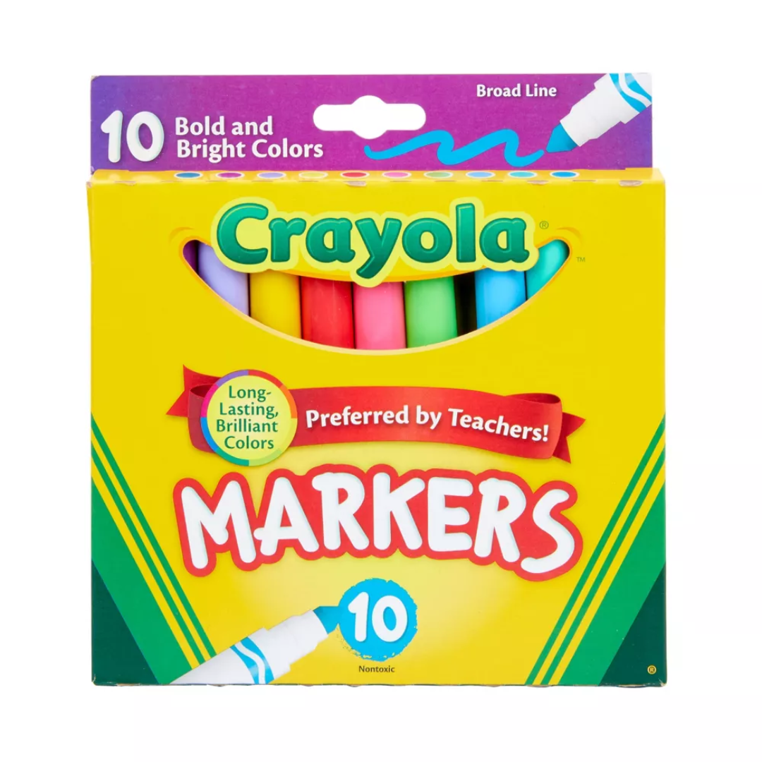 Crayola Pastel Markers 10?ct DestGlow