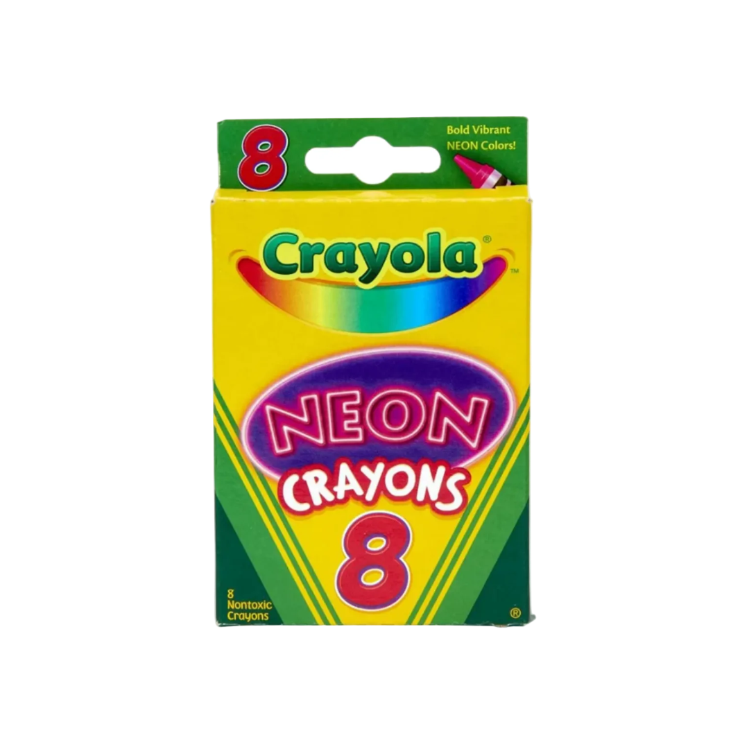 Crayola Neon Crayons (8 pack) DestGlow