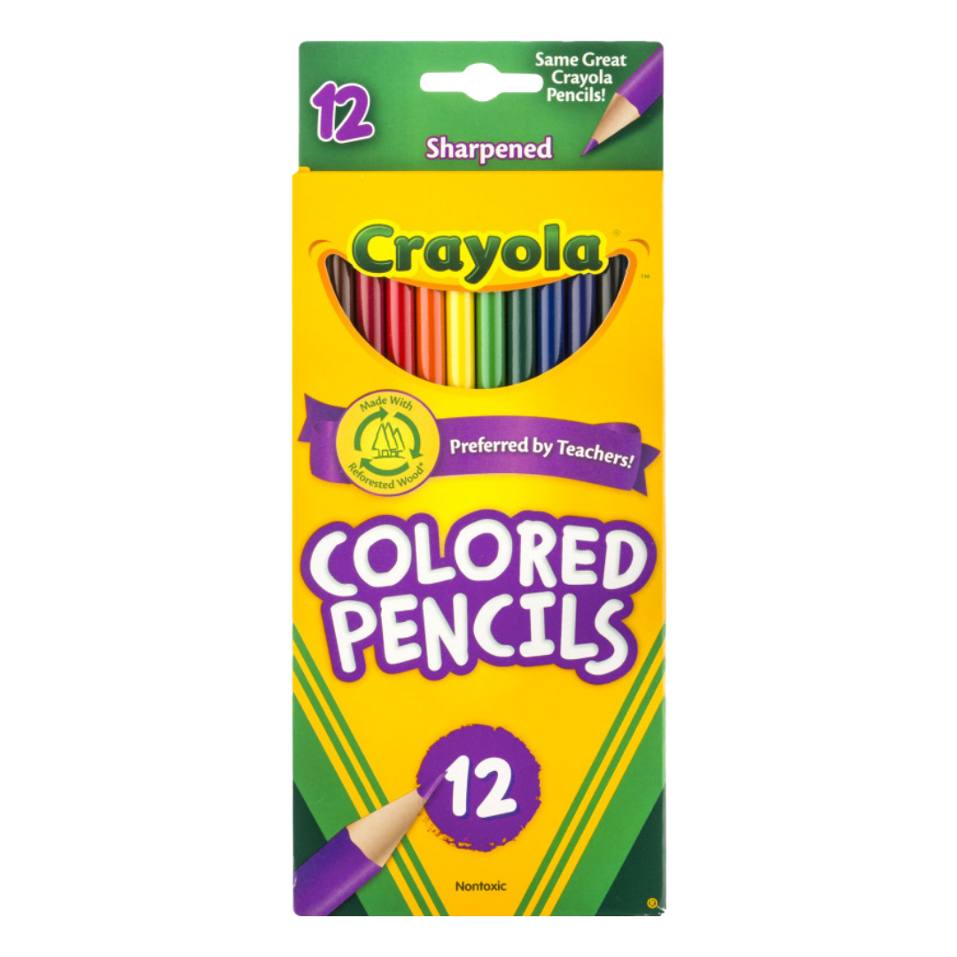 Crayola Colored Pencils (12 pack) DestGlow