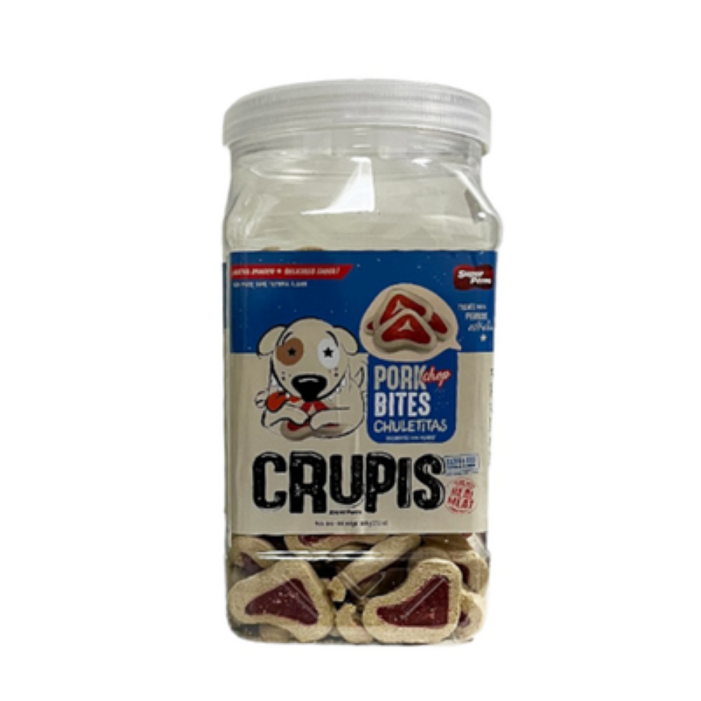 Crupis Pork Bites (Chuletas) Dog Treats (35.2 oz) DestGlow
