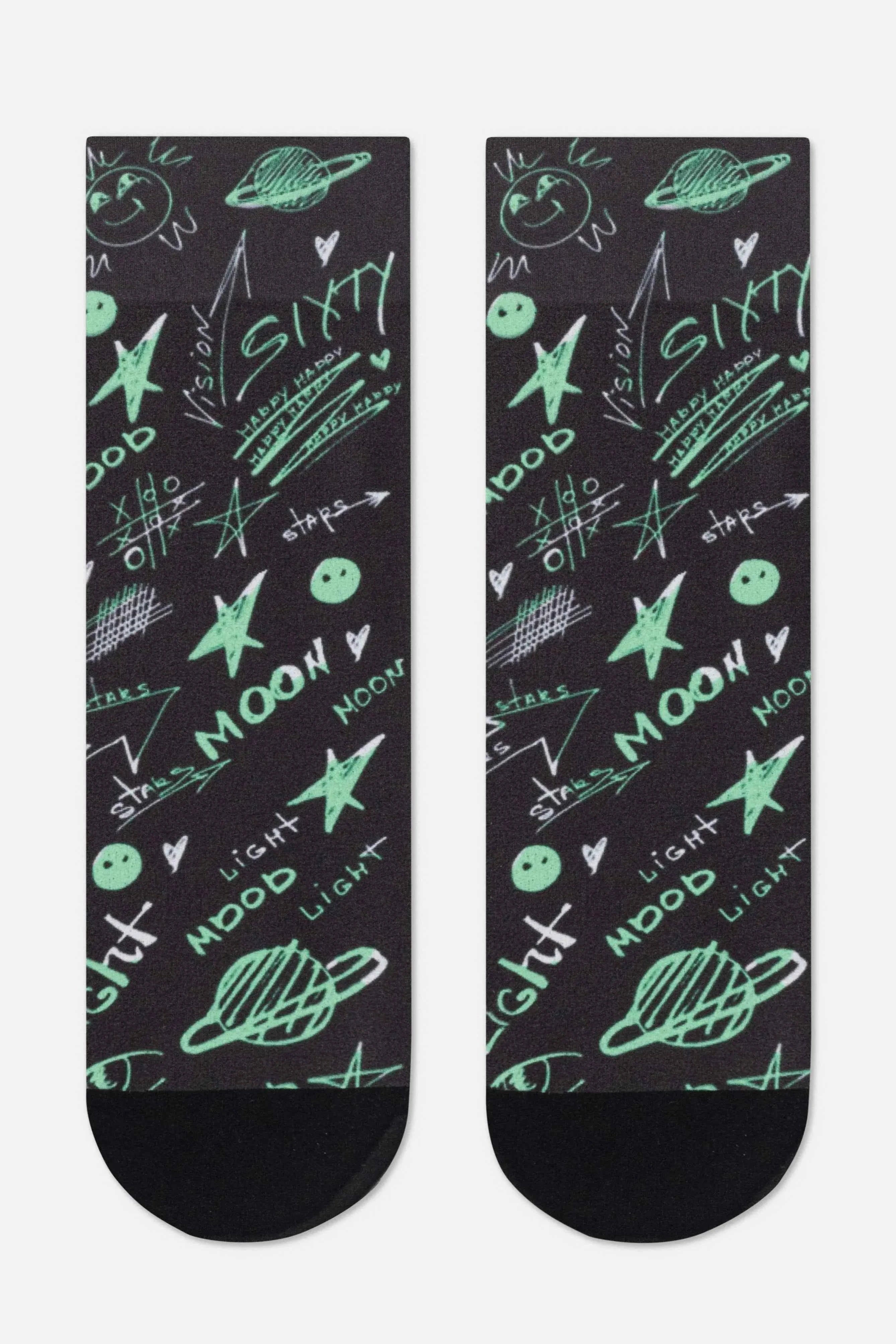 Dense Socks Conte Fantasy 913 - Moon Pattern