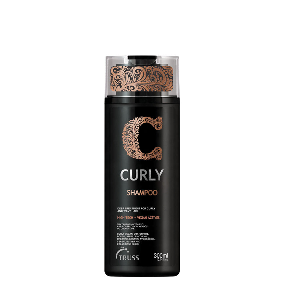 Truss Curly Shampoo – Defining Cleanser for Frizz-Free Curls & Waves, 10.14 fl oz (300ml)