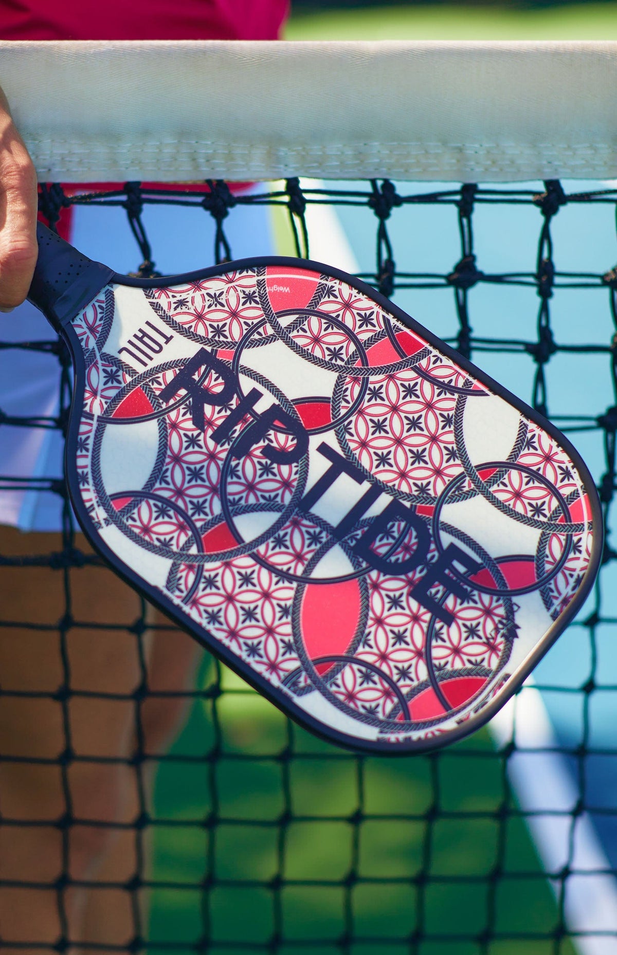 Riptide Pickleball Paddle - Geo Rings DestGlow