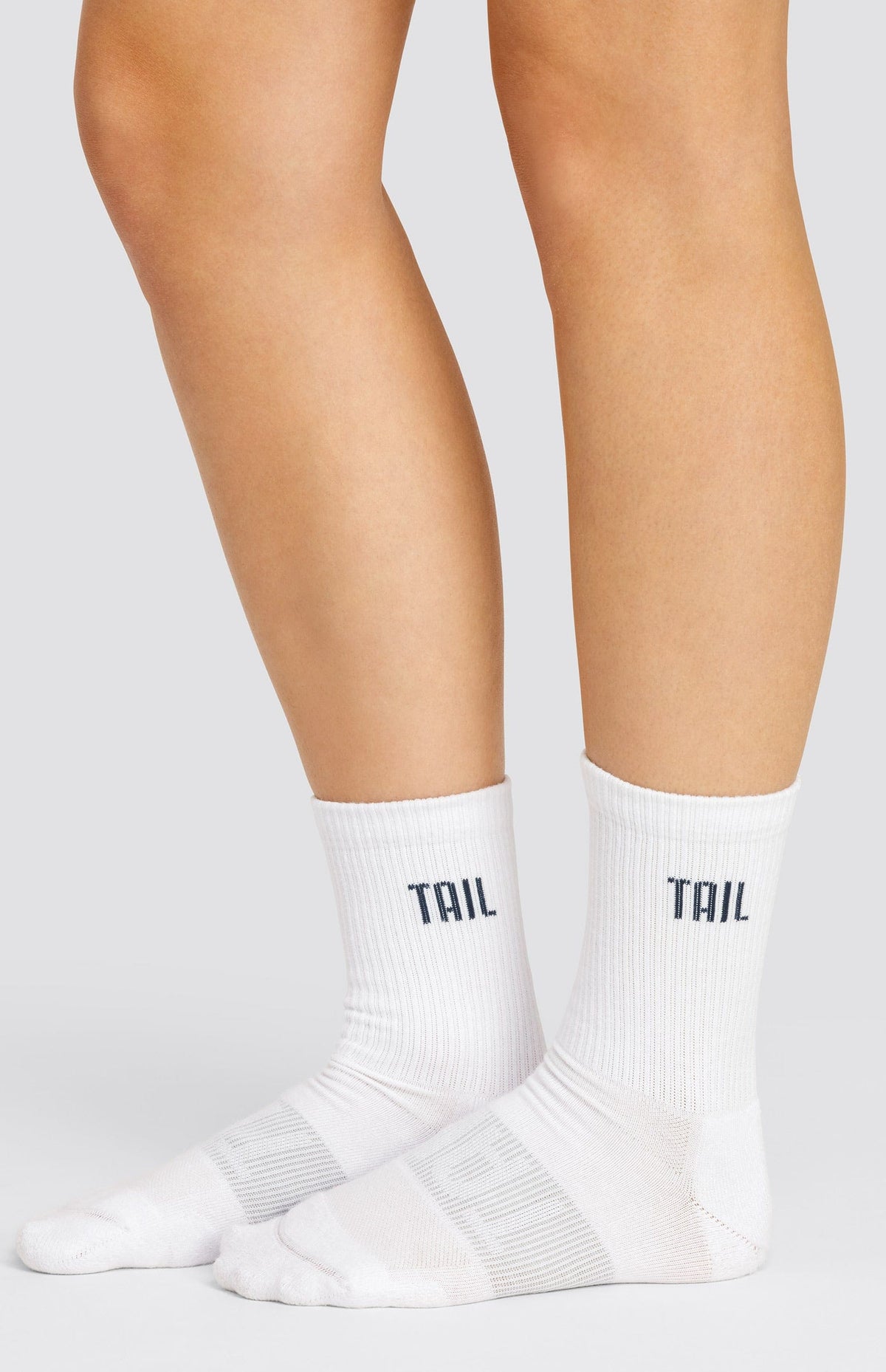 Scottie Crew Socks - Navy Blue Logo DestGlow