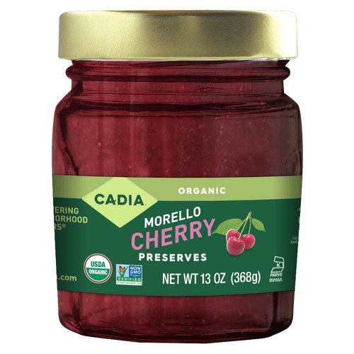 Cherry Preserves, Morello, Organic, Cadia DestGlow
