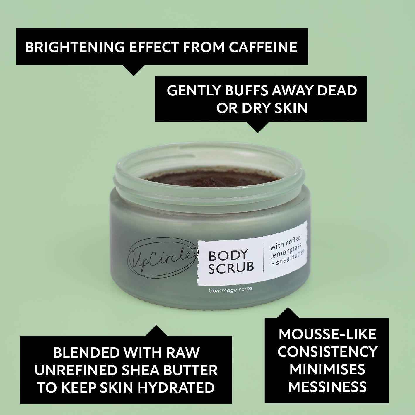 Coffee Body Scrub with Lemongrass