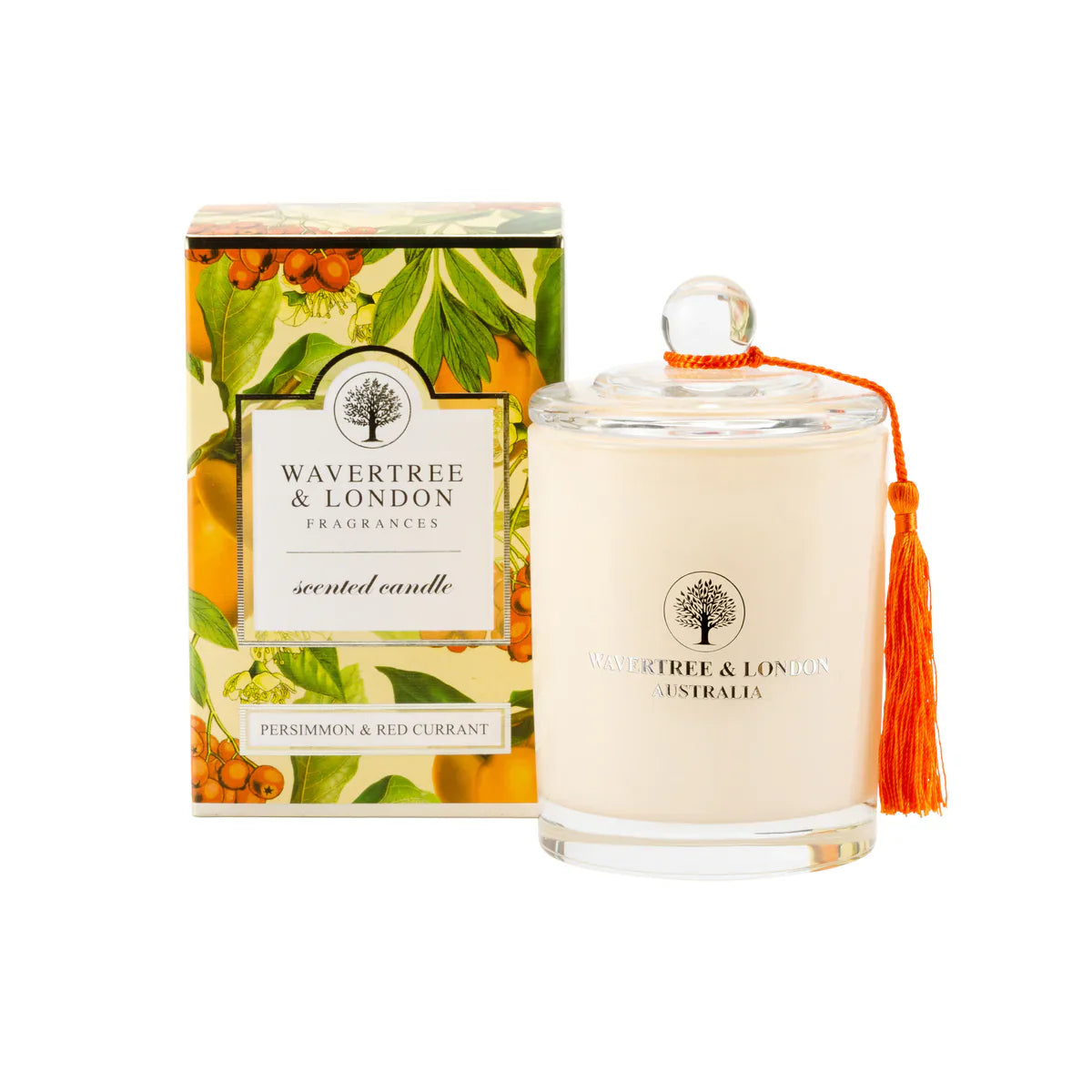 Wavertree & London Persimmon & Red Currant Scented Candle by Pasteur Pharmacy