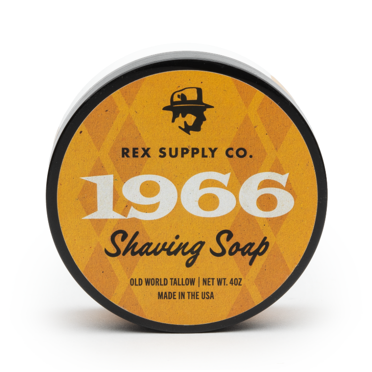 Rex Supply Co. 1966 Old World Tallow Shaving Soap 4 Oz by Pasteur Pharmacy