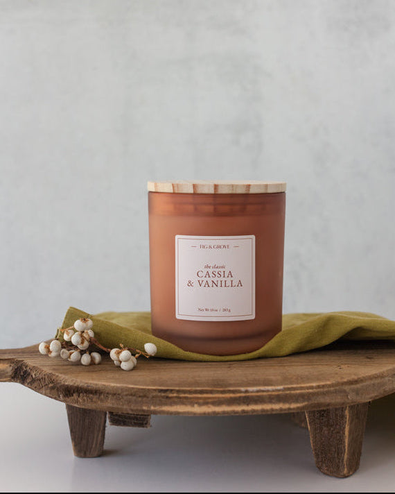 Cassia Vanilla - The Classic Soy Wax Candle DestGlow
